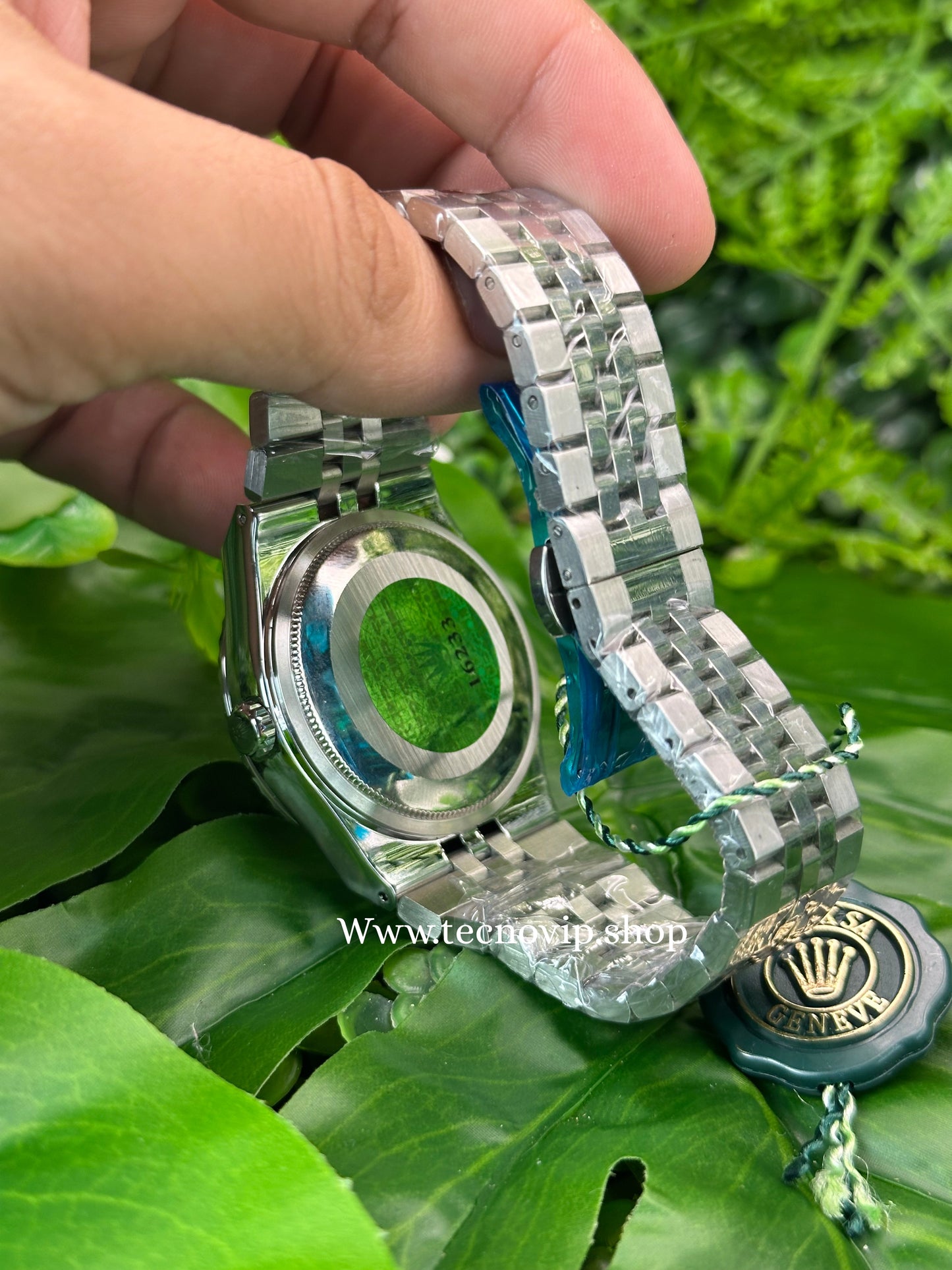 ROLEX LAND DWELLER SILVER AND BLACK SEMIAUTOMÁTICO