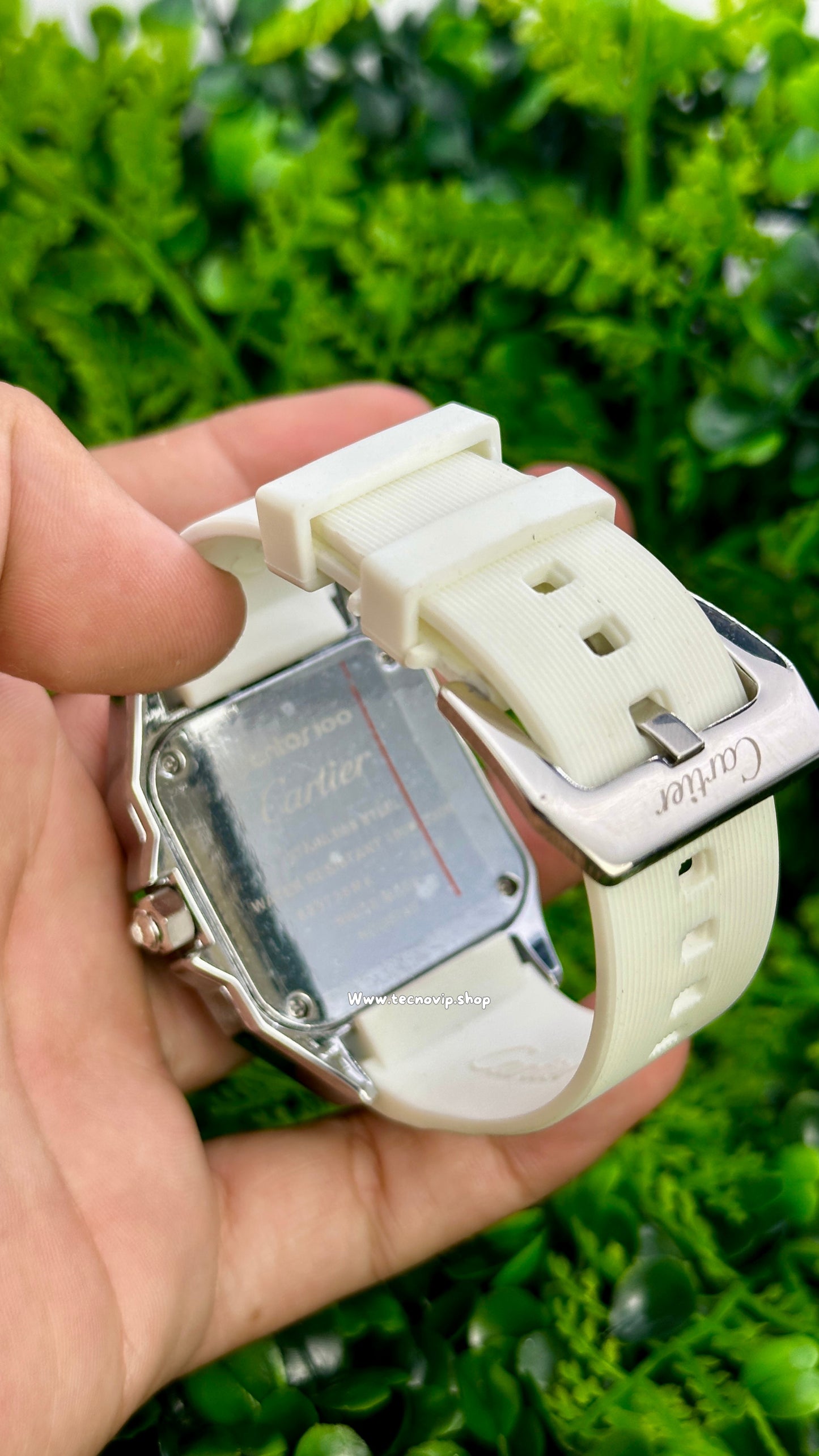 CARTIER SANTOS WHITE BLACK