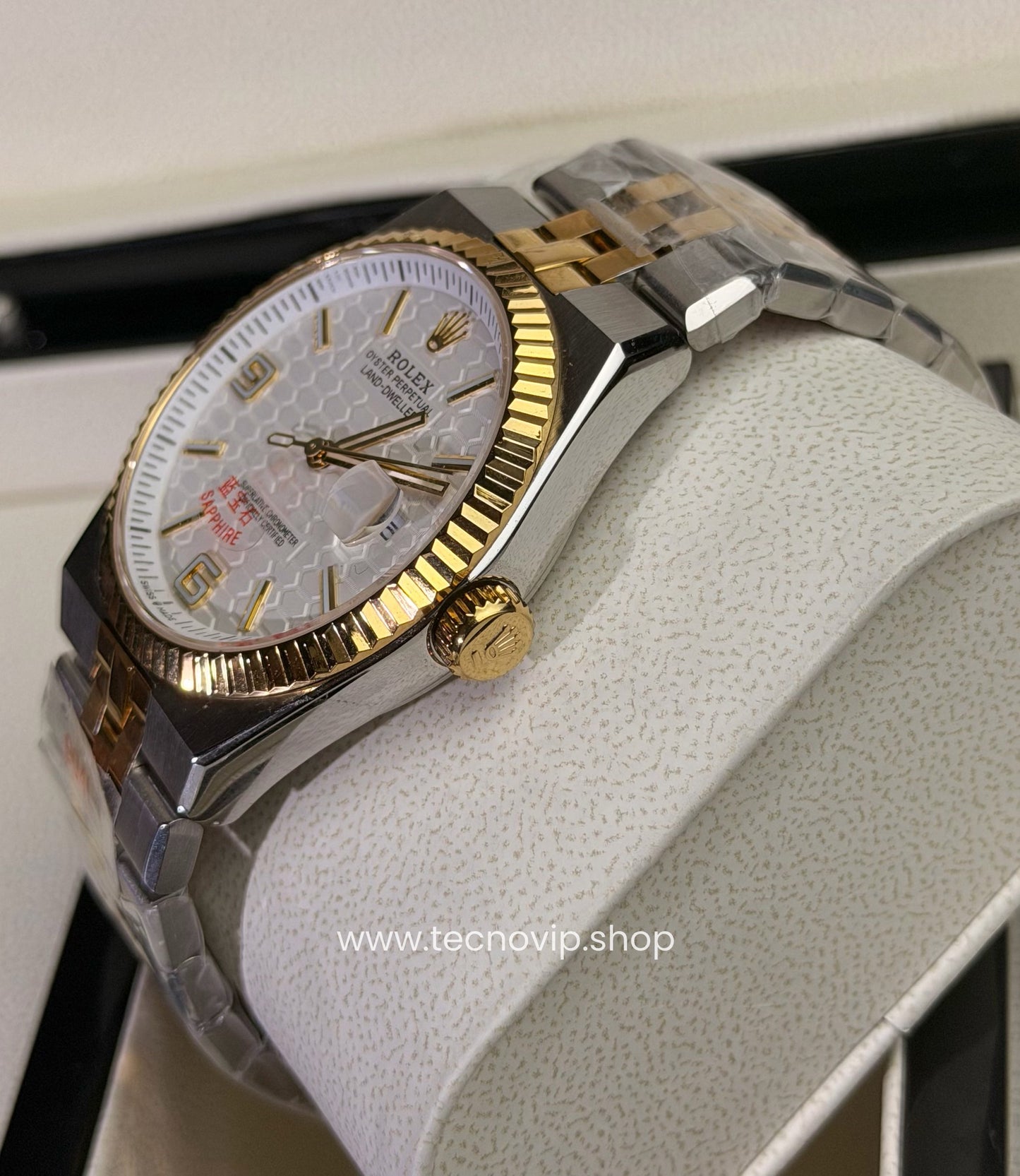 ROLEX LAND DWELLER WHITE COMBINED AAA+ (OPCIÓN A FULL SET)