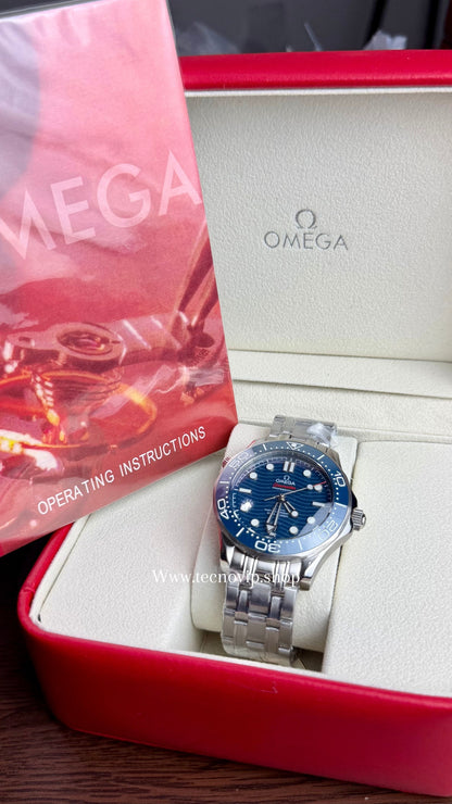 OMEGA SEASMASTER SILVER AND BLUE AAA+ (OPCIÓN A FULL SET)