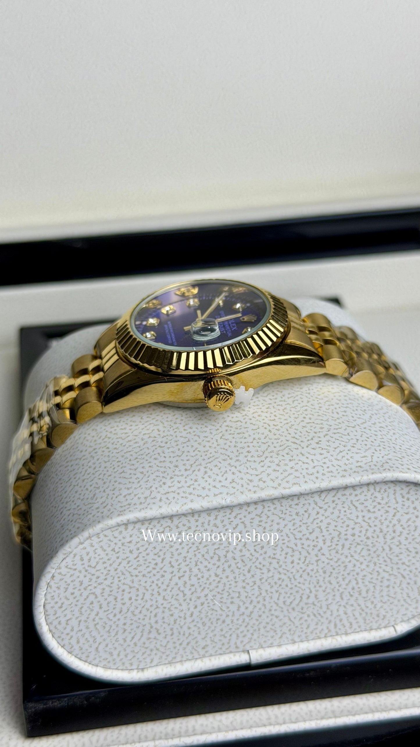 ROLEX PRESIDENCIAL GOLD AND BLUE   (MUJER)