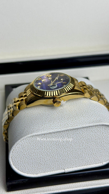ROLEX PRESIDENCIAL GOLD AND BLUE   (MUJER)