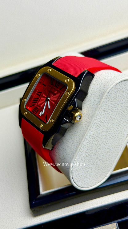CARTIER SANTOS 100 RED