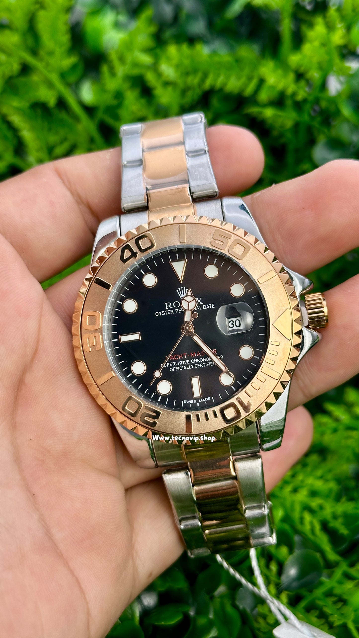 ROLEX YACH-MASTER  CHOCOLATE BLACK SEMIAUTOMÁTICO