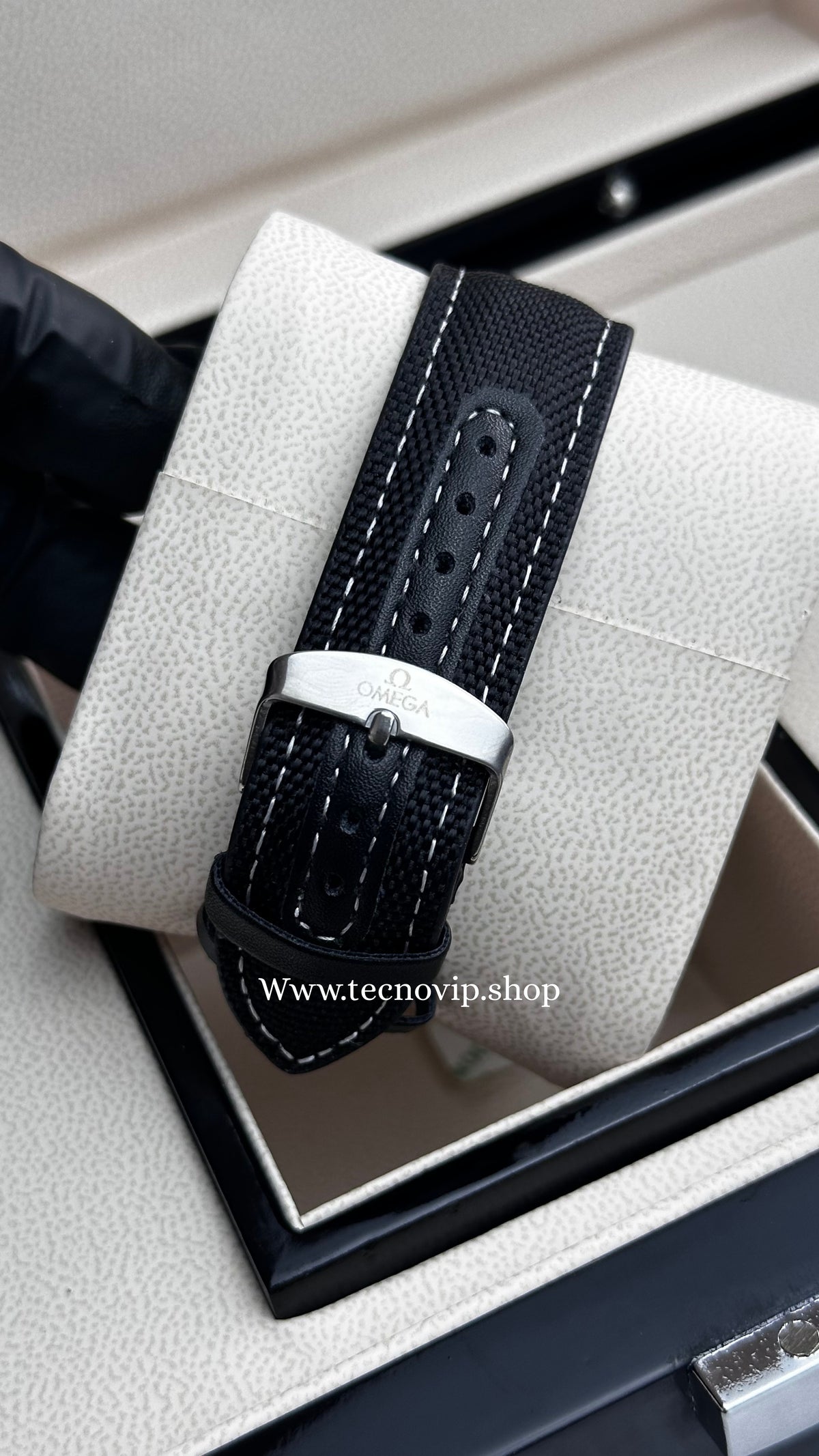 OMEGA SPEED MÁSTER SNOOPY BLACK PANDA LONA