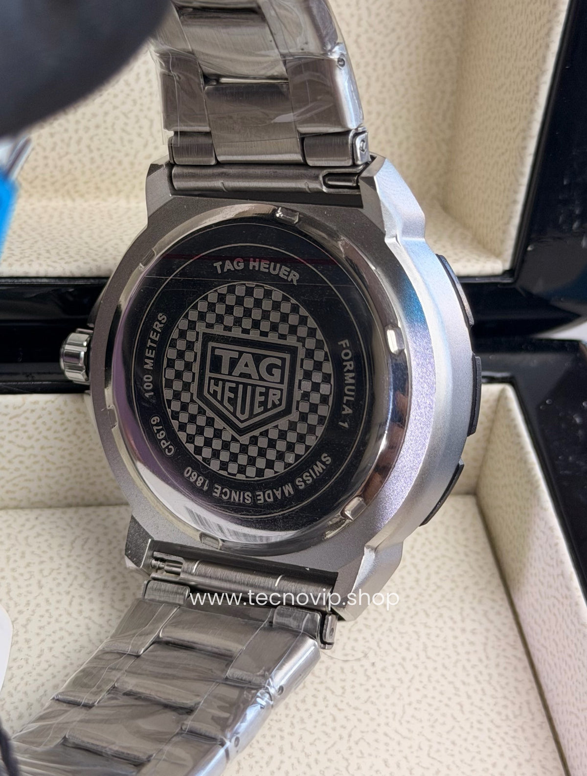 TAG Heuer Formula 1 Solargraph Silver and Black Semiautomático