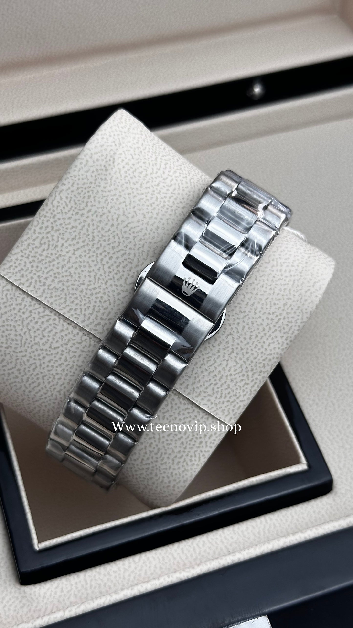 ROLEX DATEJUST SILVER AND GREEN