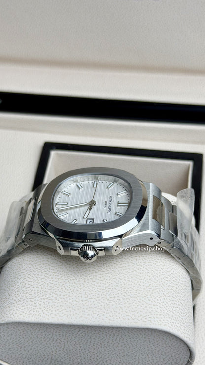 PATEK PHILLIPE SILVER AND WHITE  AAA+ (OPCIÓN A FULL SET)