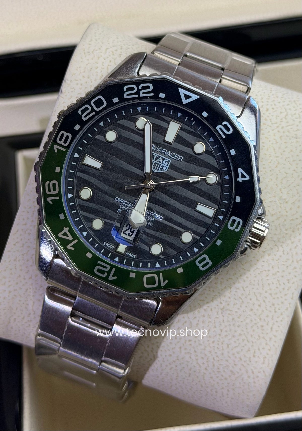TAG Heuer Aquaracer Professional 300 GMT Sprite semiautomático