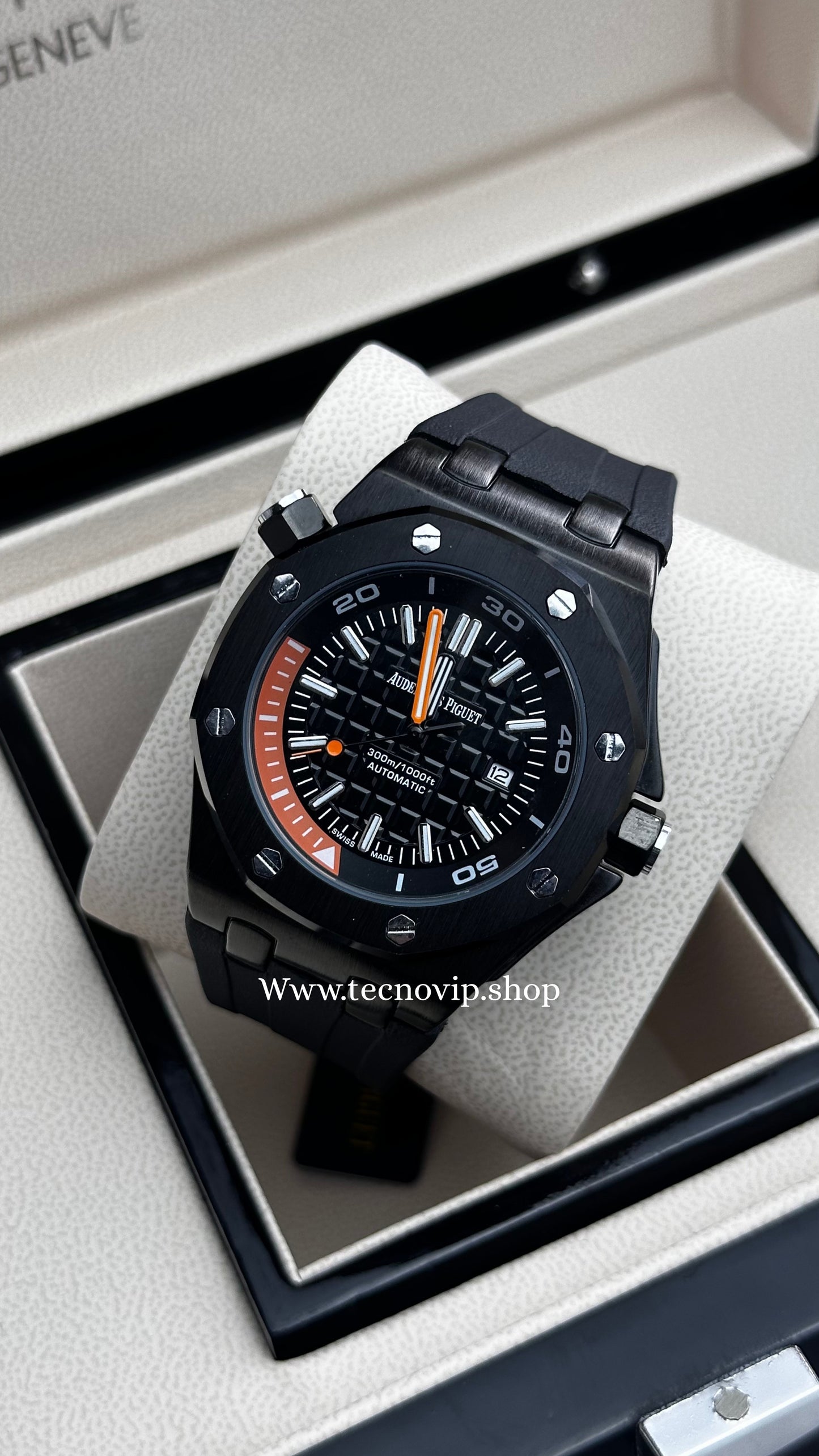 AUDHERMARS PIGUET BLACK ORANGE SEMIAUTOMÁTICO