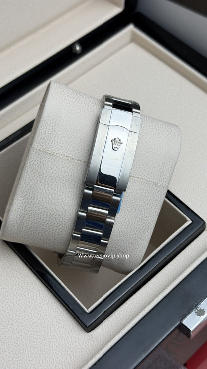 ROLEX MILGAUS SILVER AND BLACK MIYOTA