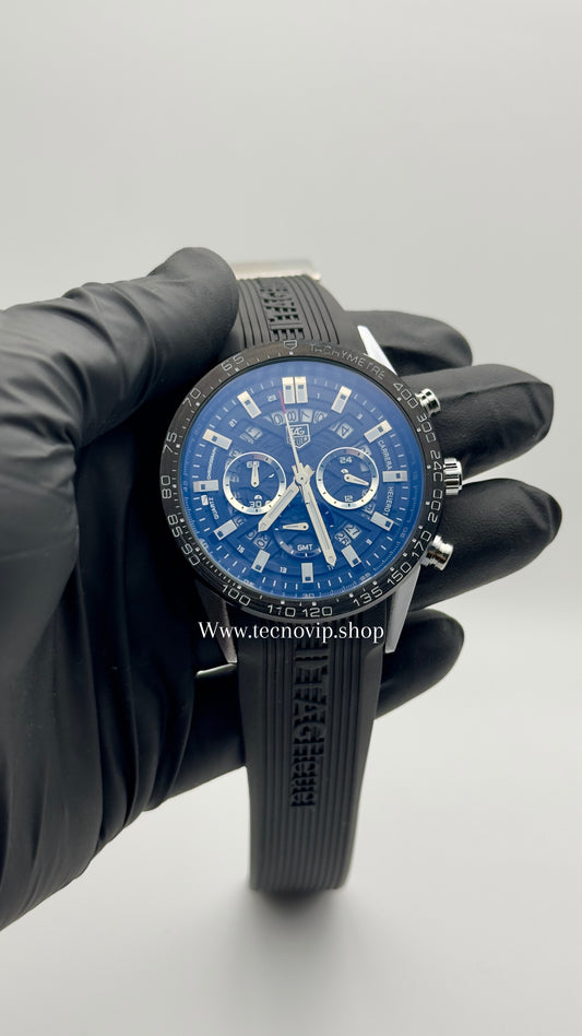 TAG CARRERA 1 BLACK(SILICONA)