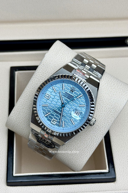 ROLEX LAND DWELLER SILVER AND TIFFANY   AAA+ (OPCIÓN A FULL SET)