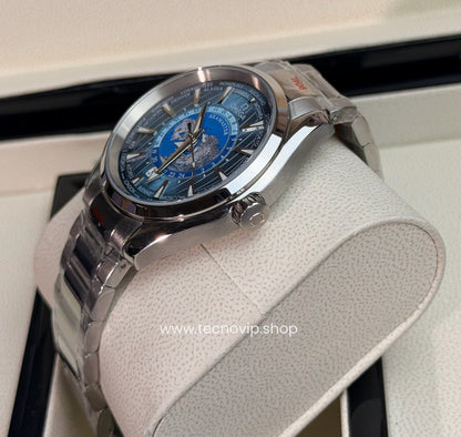 OMEGA SEAMASTER AQUA TERRA TEMPORIZADOR MUNDIAL VERANO AZUL AAA+ (OPCION A FULL SET )