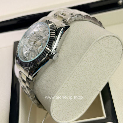 ROLEX DATEJUST WHITE PALMERA SEMIAUTOMÁTICO