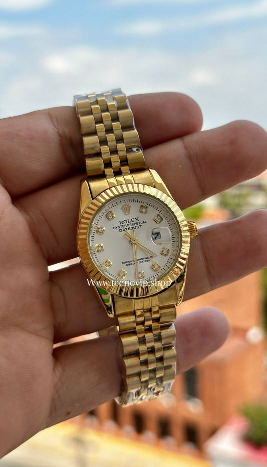 ROLEX PRESIDENCIAL GOLD AND WHITE    (MUJER)