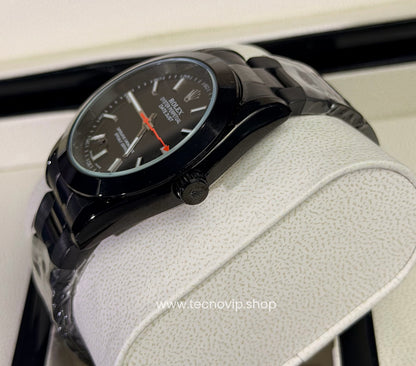 ROLEX MILGAUS BLACK AND BLACK SEMIAUTOMÁTICO