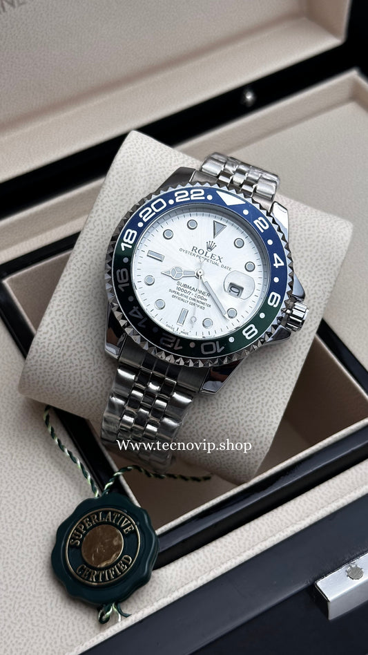 ROLEX GMT-MÁSTER WHITE BLUE/GREEN JUBILE