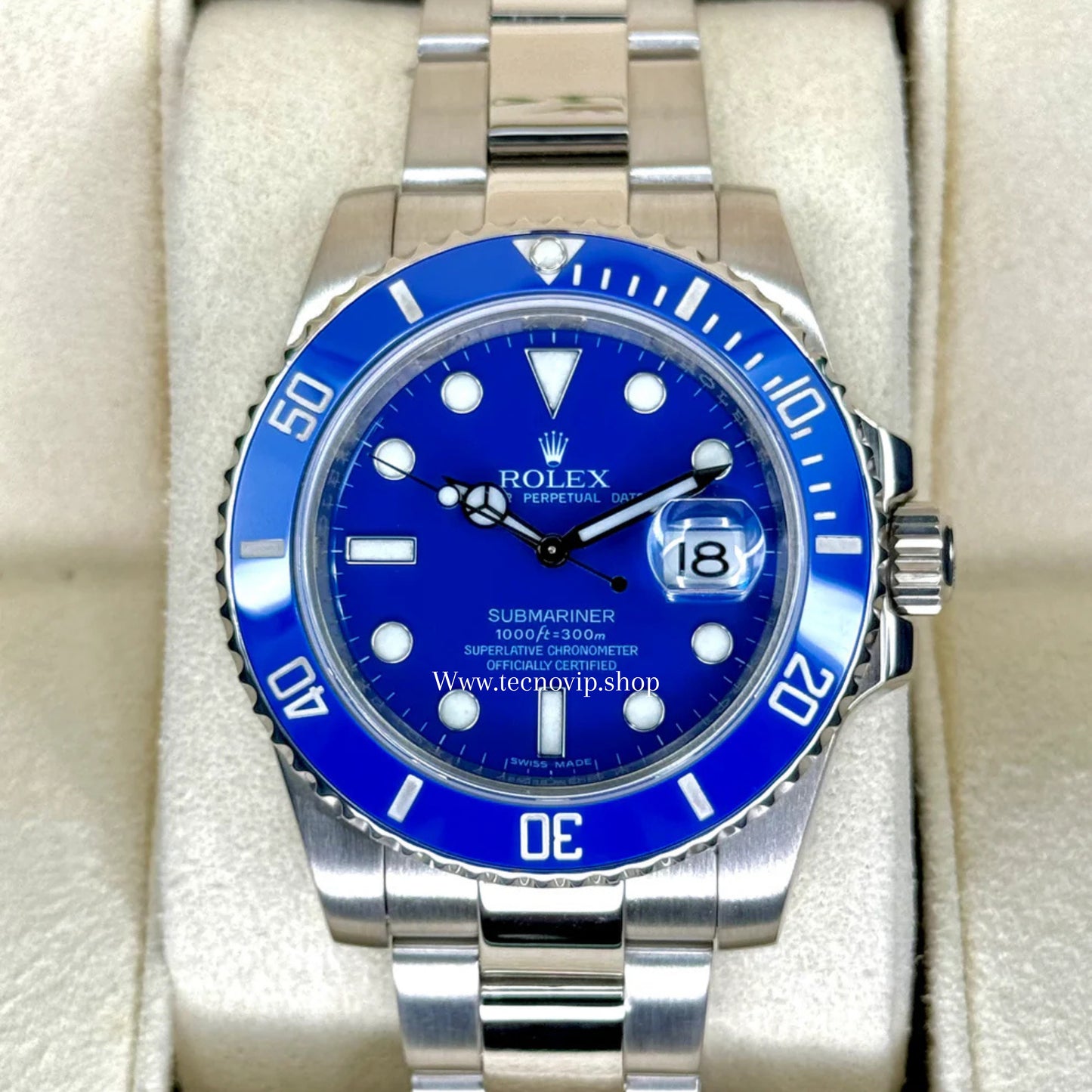 ROLEX SUBMARINER SMURF  FULL SET AAA