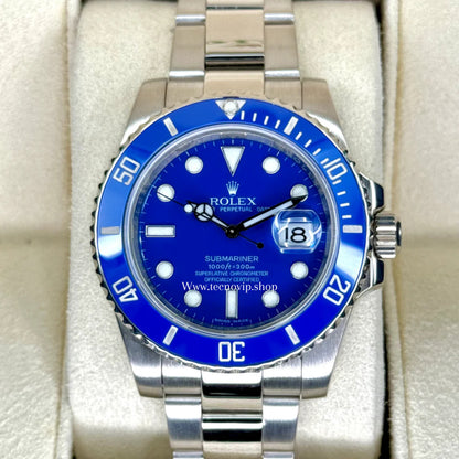 ROLEX SUBMARINER SMURF  FULL SET AAA