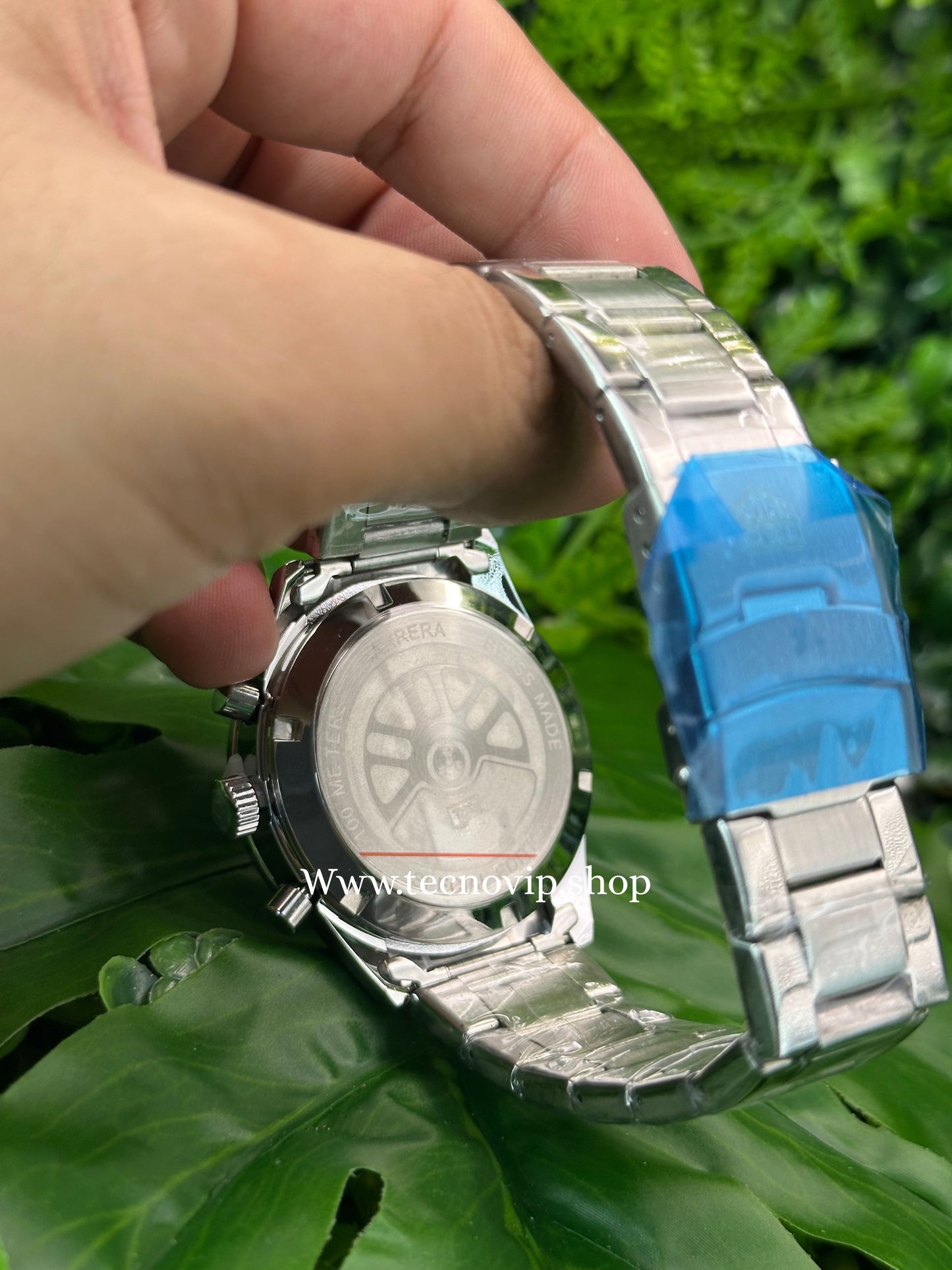 TAG CARRERA SILVER AND BLUE