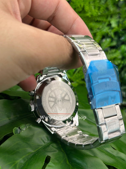 TAG CARRERA SILVER AND BLUE