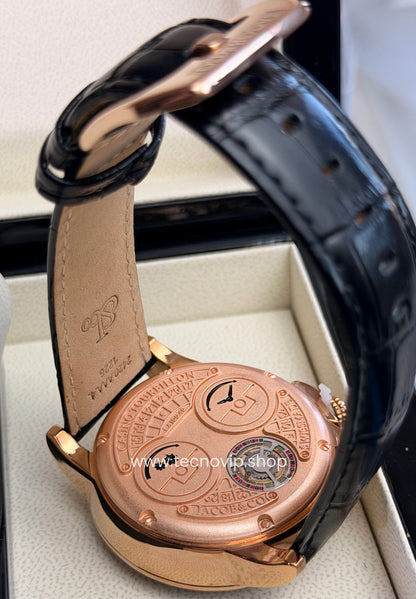 Jacobs and Co Rulete Black and Rose Gold