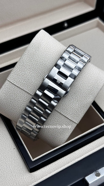 ROLEX DATEJUST SILVER AND BLACK