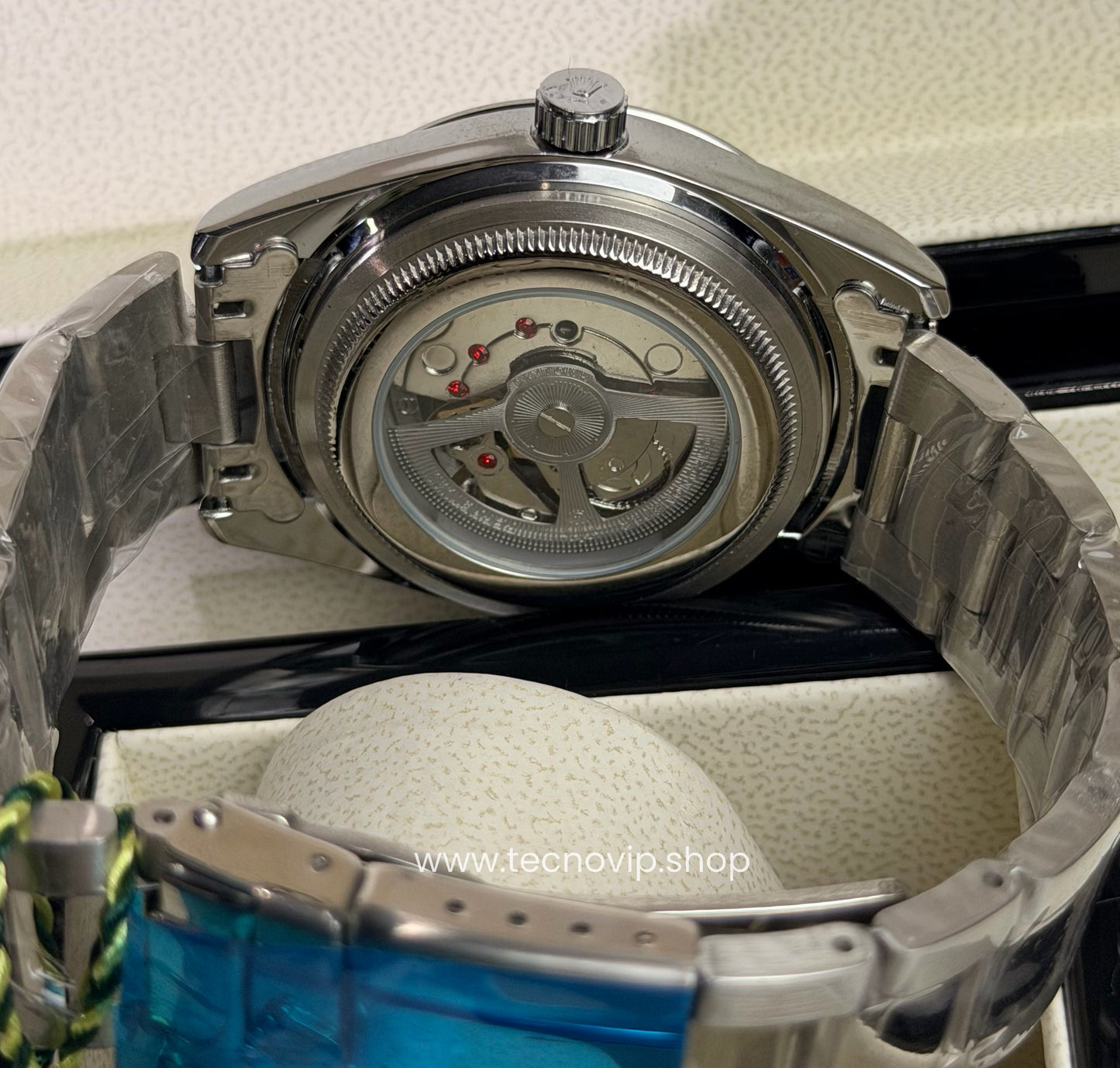 ROLEX MILGAUS SILVER AND WHITE SEMIAUTOMÁTICO