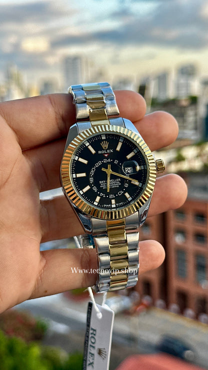 ROLEX SKY DWELLER BLACK COMBINED