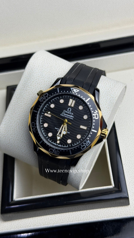 OMEGA SEASMASTER  GOLD BLACK