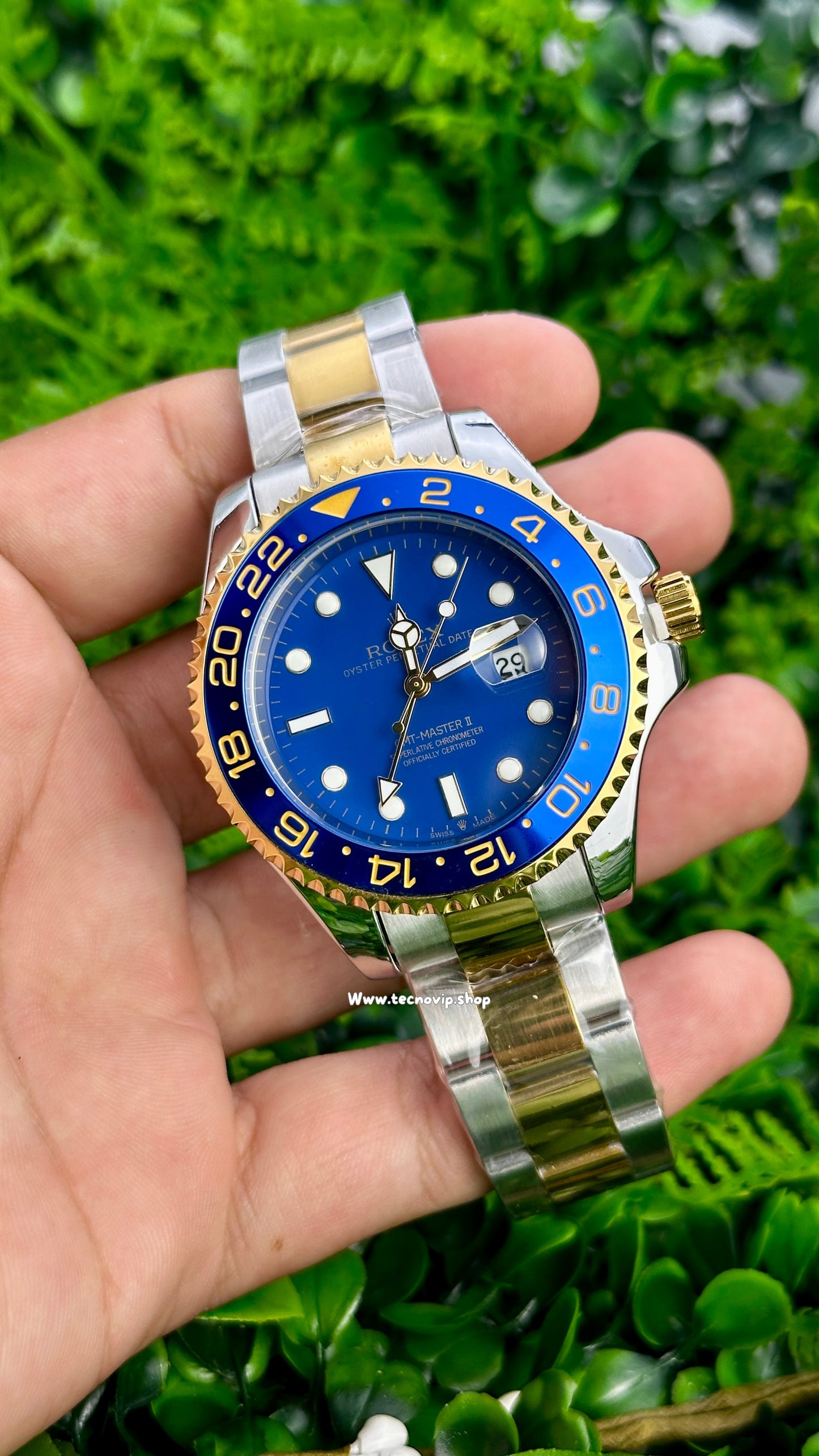 ROLEX GMT-MÁSTER BLUE COMBINADO