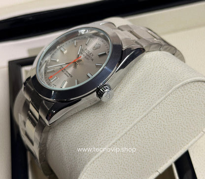 ROLEX MILGAUS SILVER AND WHITE SEMIAUTOMÁTICO