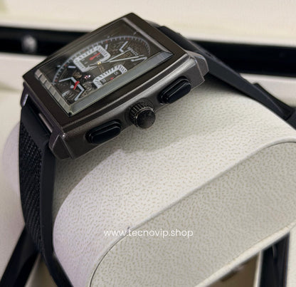 TAG Heuer Monaco Cronógrafo Esqueleto Black Black