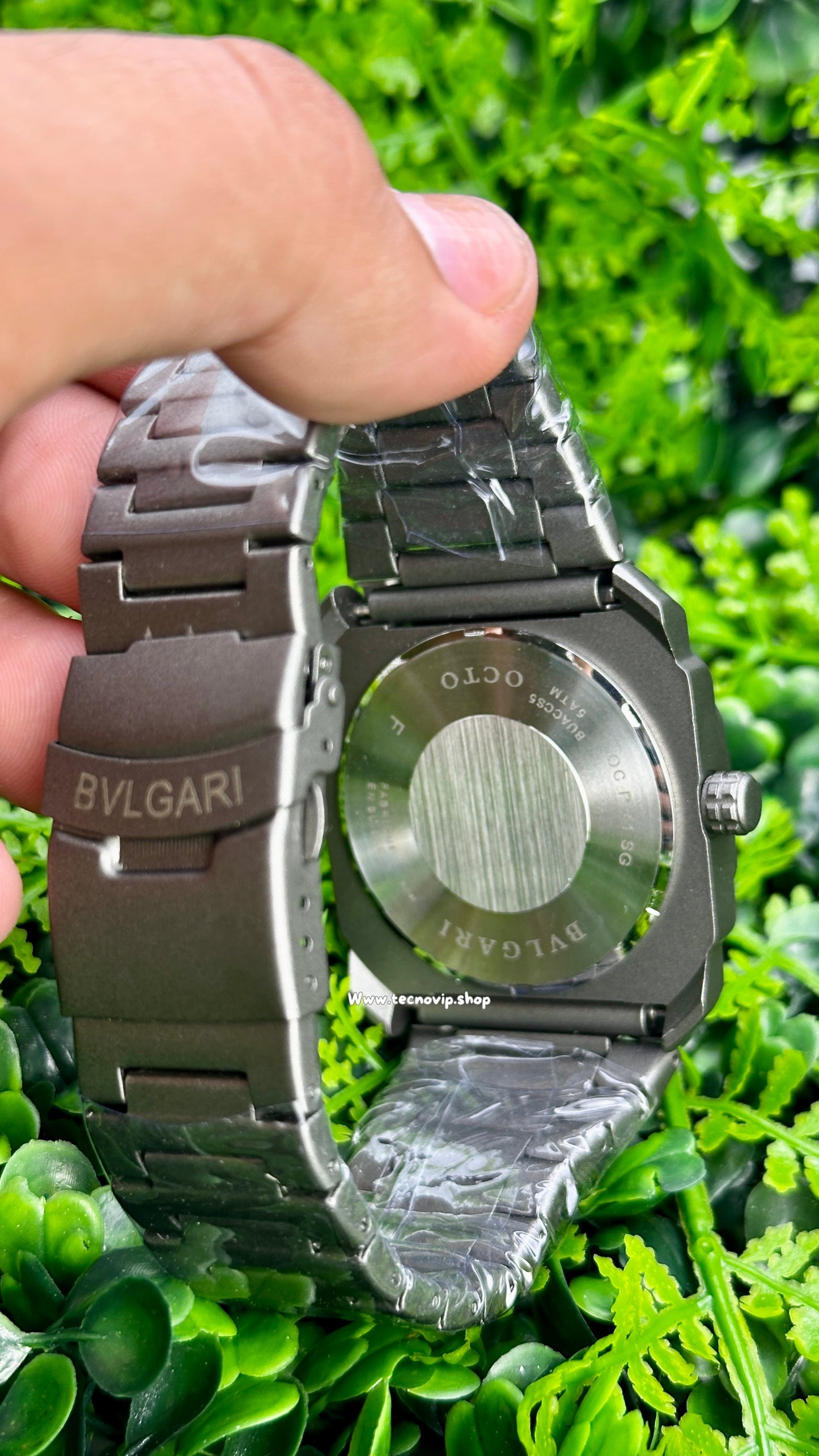 BVLGARI SILVER CRONOGRAF WHITE