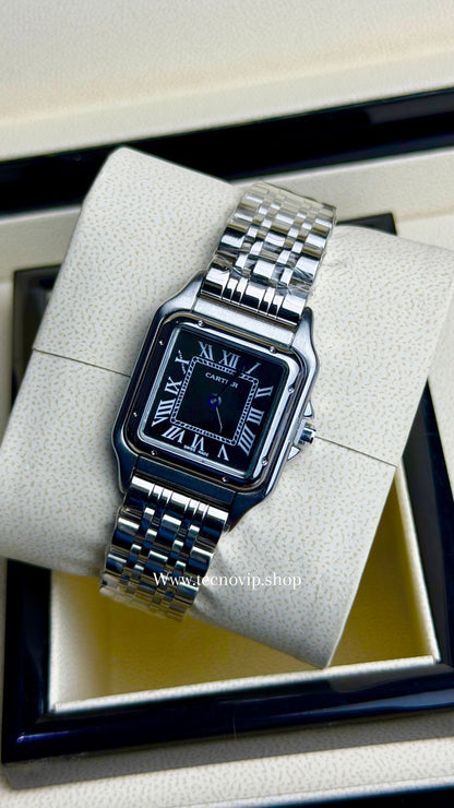 CARTIER SILVER AND BLACK (MUJER)