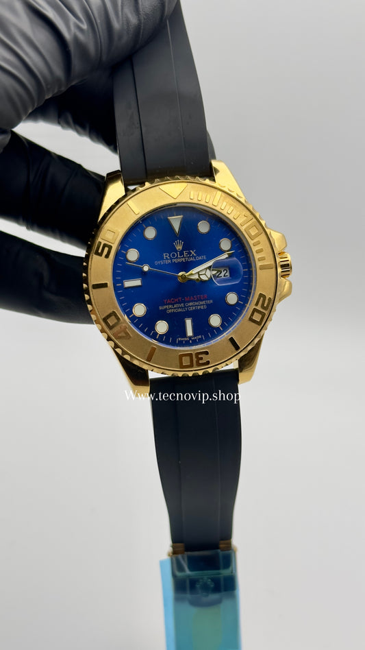 ROLEX YACHT-MASTER OYSTERFLEX BLUE GOLD SEMIAUTOMÁTICO
