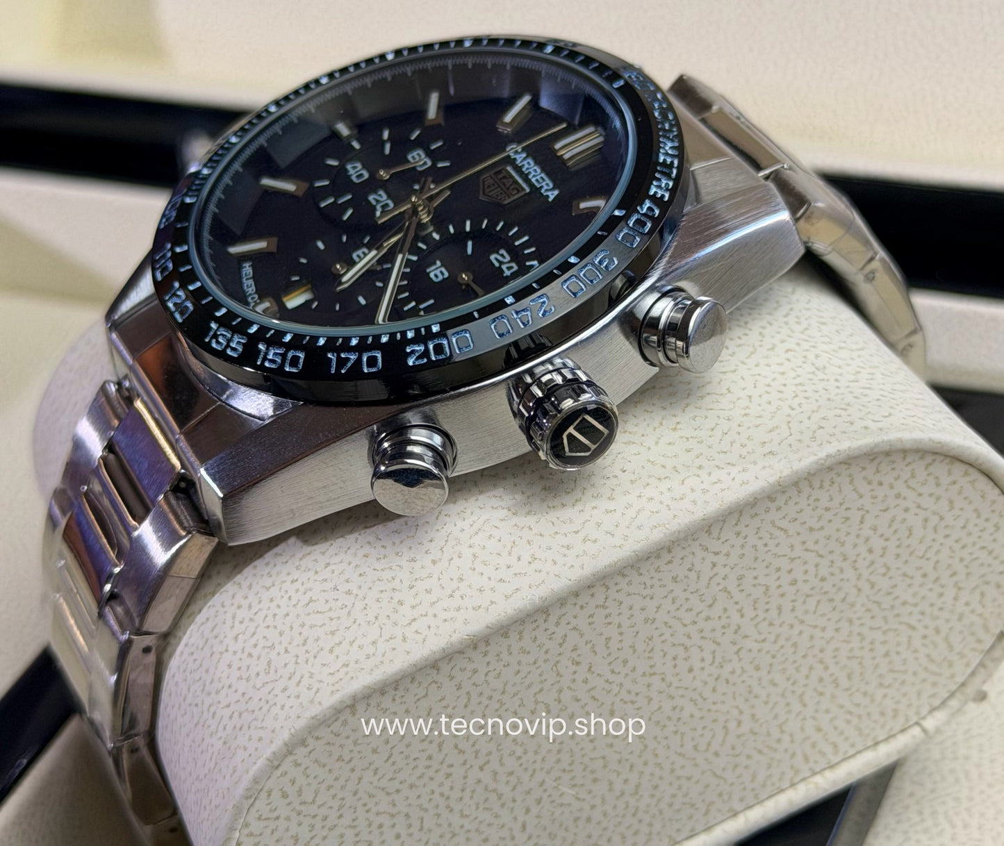 TAG Heuer Carrera Sport Chronograph Silver and Black
