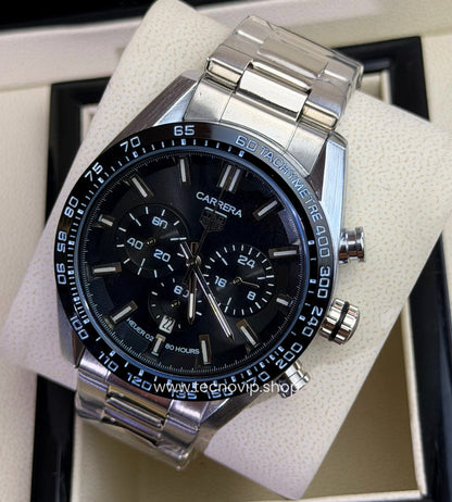 TAG Heuer Carrera Sport Chronograph Silver and Black