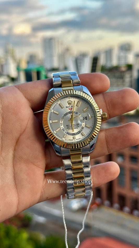 ROLEX SKY DWELLER WHITE COMBINED