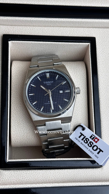 TISSOT PRX SILVER AND BLUE SEMIAUTOMÁTICO