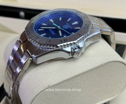 TAG Heuer Aquaracer Professional 200 Silver and Blue Semiautomático