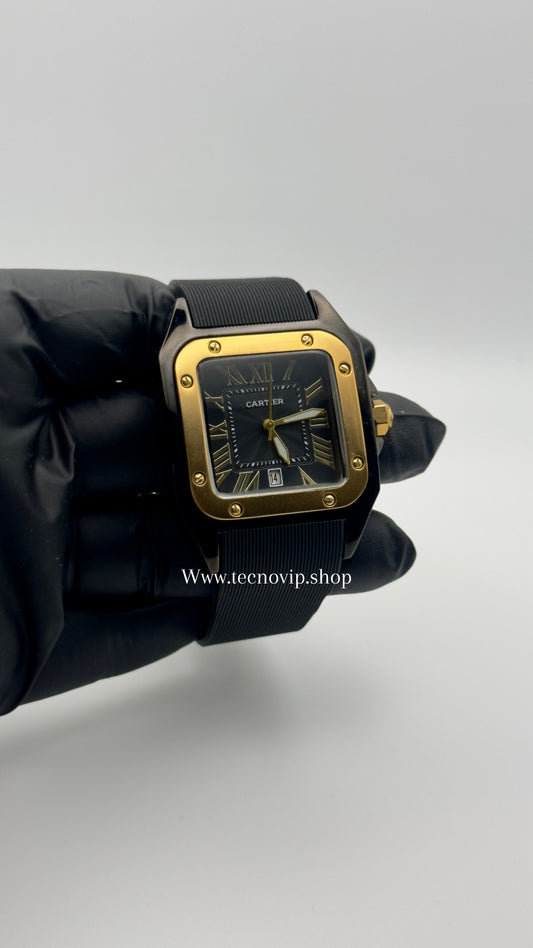 CARTIER SANTOS BLACK GOLD