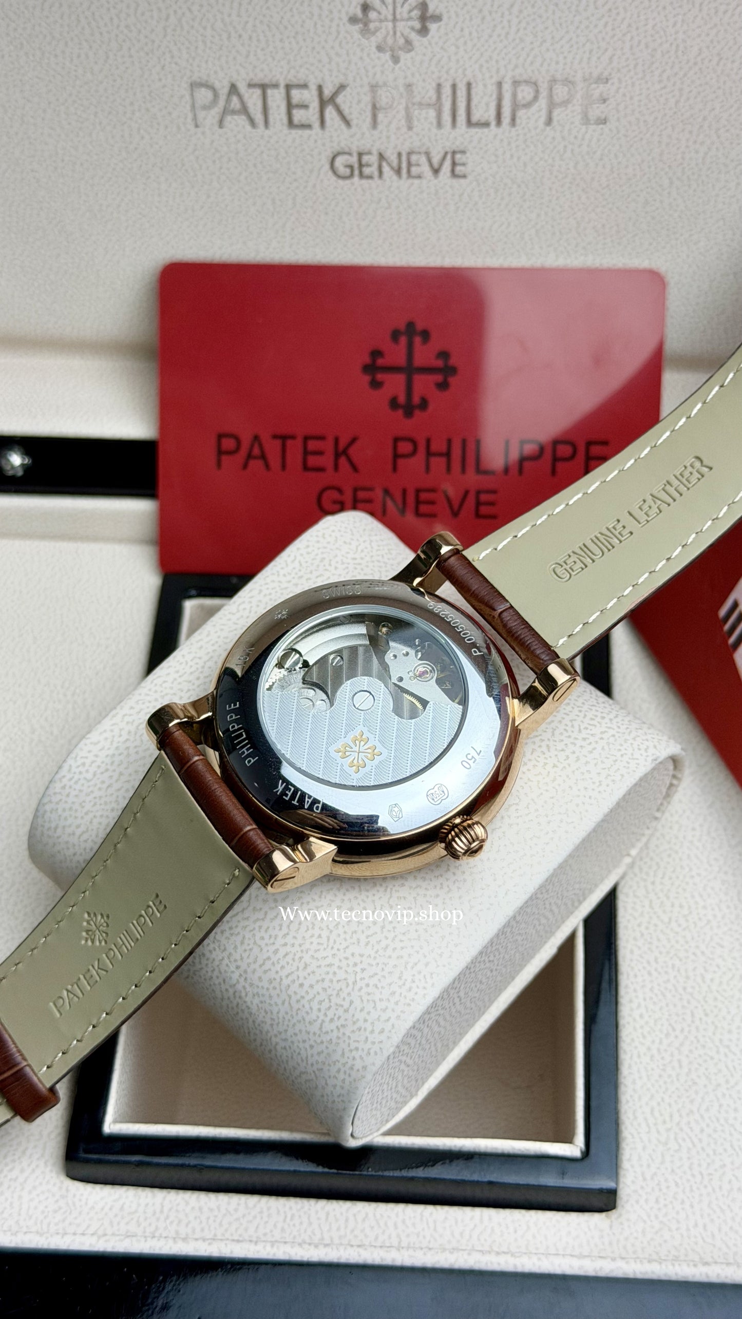 PATEK PHILLIPE SKELETON GOLD  AAA+ (OPCIÓN A FULL SET)