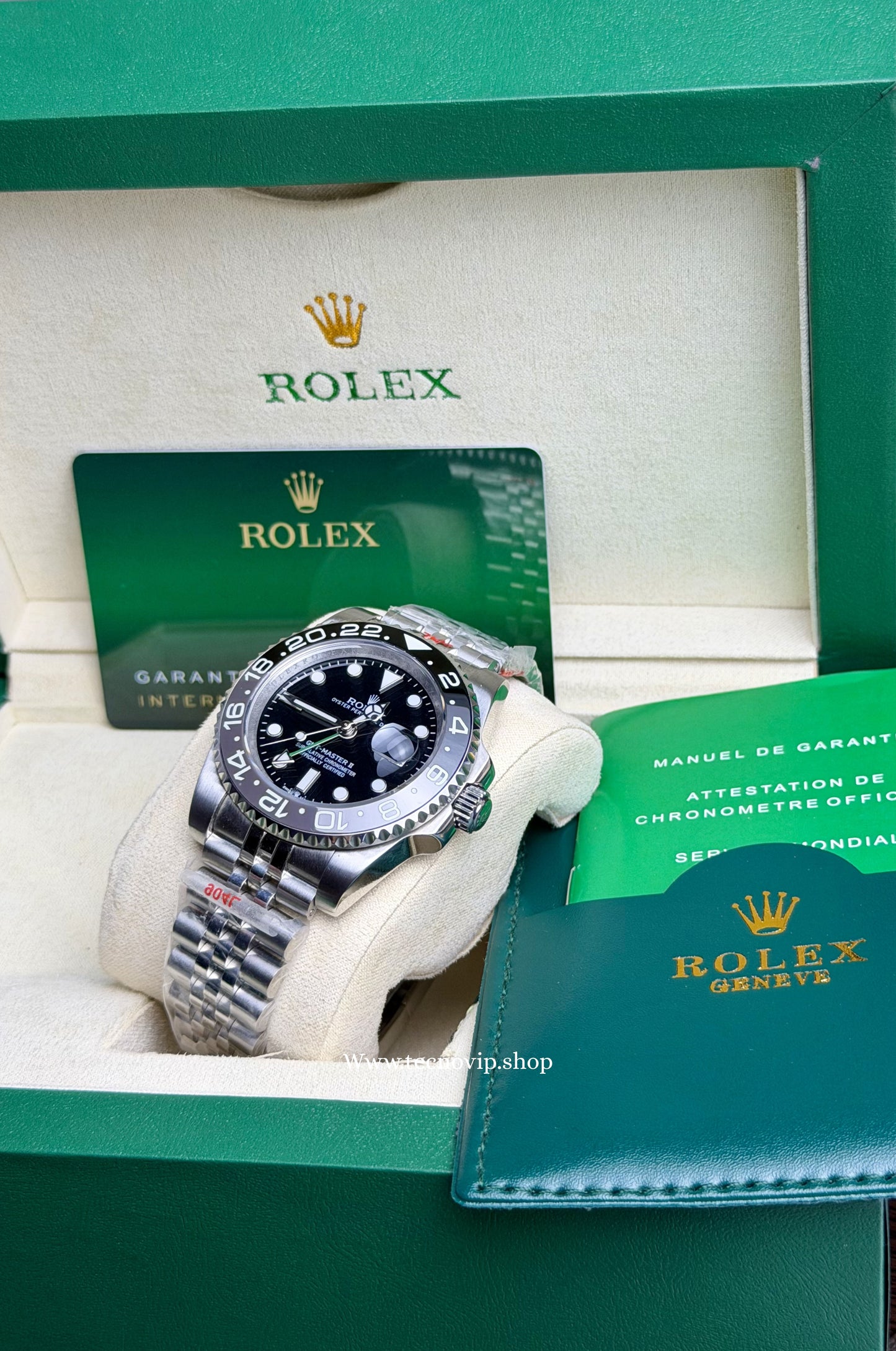 ROLEX GMT-MÁSTER BRUCE WAYNE  AAA+ (OPCIÓN A FULL SET)