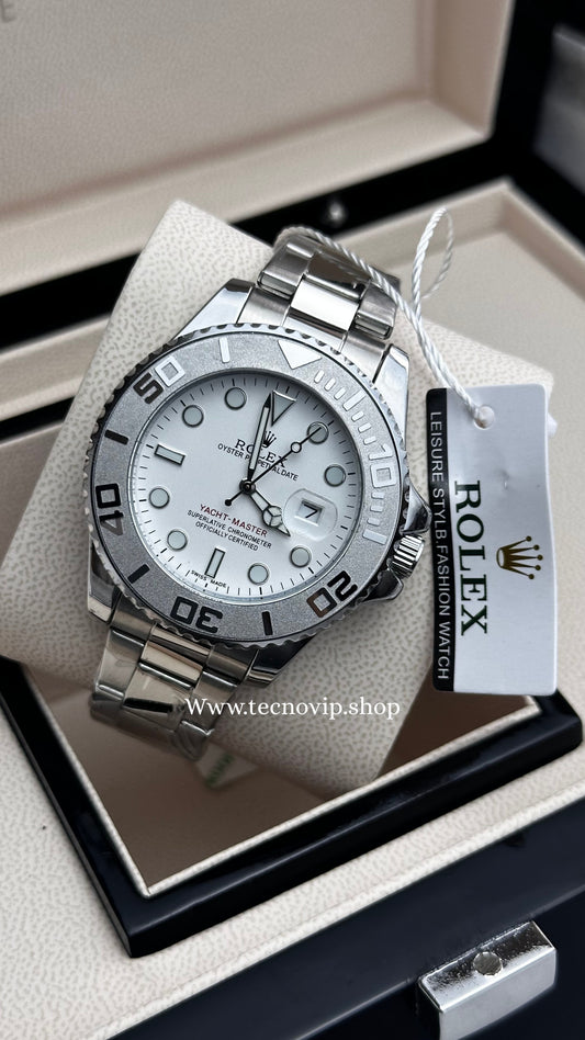 ROLEX YACH-MASTER SILVER AND WHITE SEMIAUTOMÁTICO