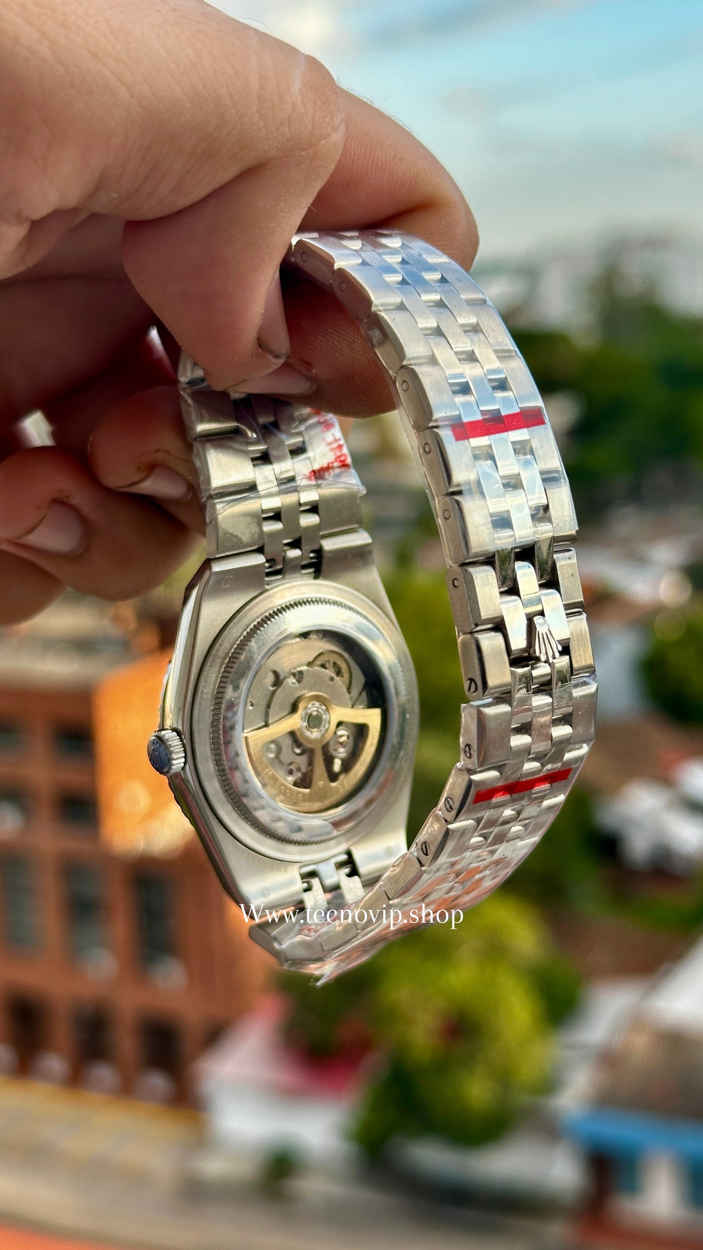 ROLEX LAND DWELLER SILVER AND TIFFANY  FULL SET AAA