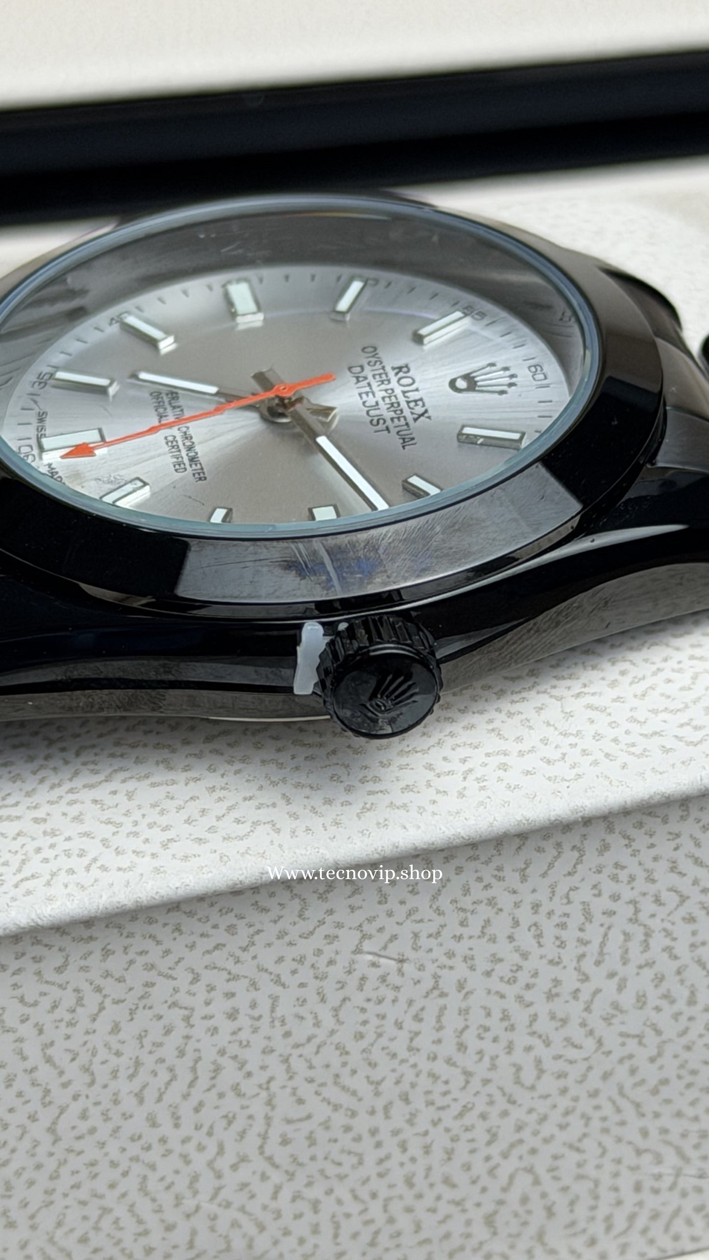 ROLEX MILGAUS BLACK WHITE S