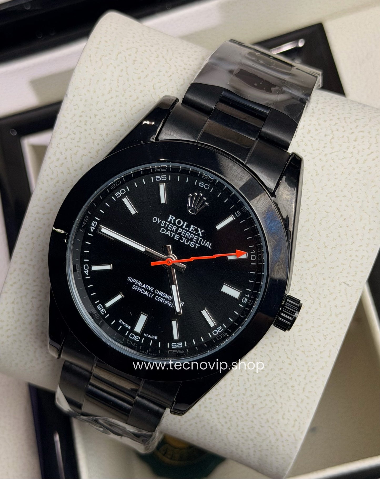 ROLEX MILGAUS BLACK AND BLACK SEMIAUTOMÁTICO