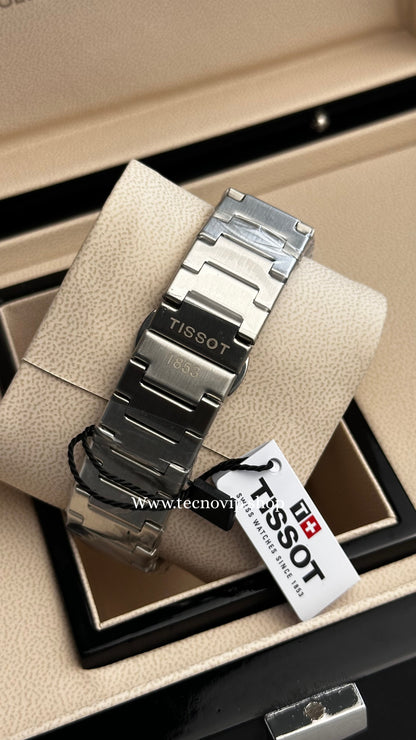 TISSOT PRX SILVER AND BLACK SEMIAUTOMÁTICO
